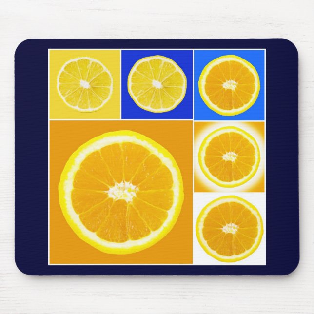citrus slice mouse mat (Front)
