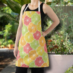 Citrus Slices Apron<br><div class="desc">Apron featuring colourful slices of lemons,  limes,  oranges and grapefruit. A fun addition to your summer kitchen or give as a gift. MATCHING items in our store.</div>