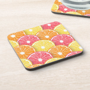 Citrus slices coaster