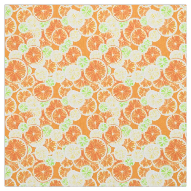 Citrus Slices Fabric (Swatch)