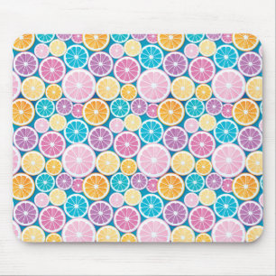 Citrus Slices Pattern Mouse Mat