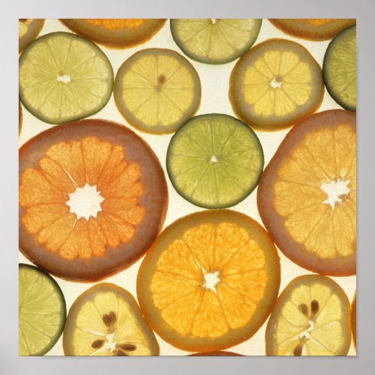 Citrus Slices Poster