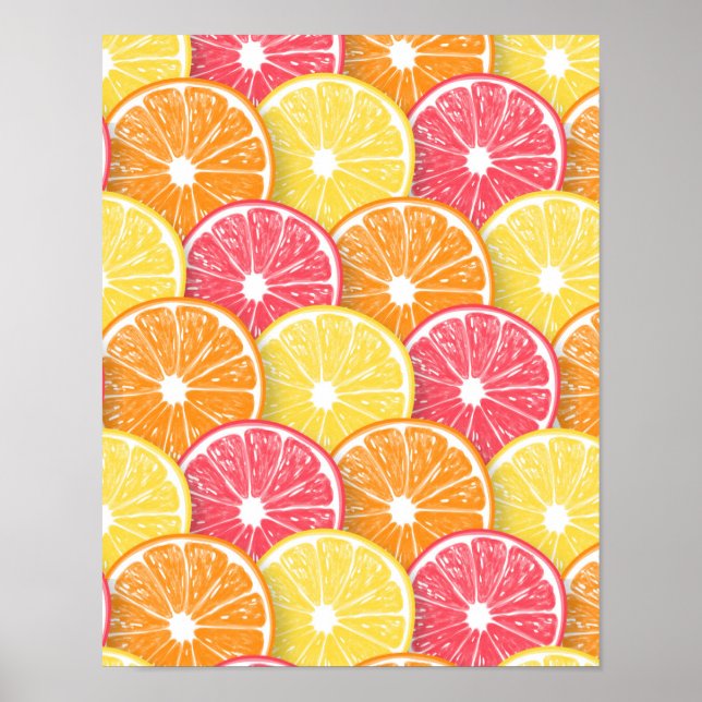 Citrus slices poster (Front)