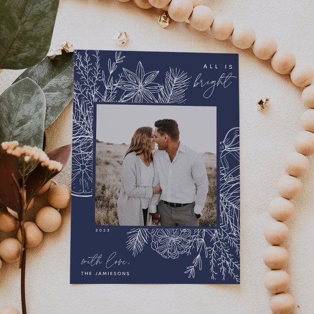 Citrus & Spice | All is Bright Photo Holiday Card (Creator Uploaded)