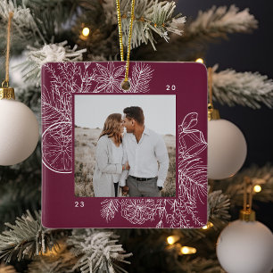 Citrus & Spice   Elegant Photo  Ceramic Ornament