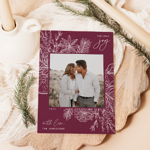 Citrus & Spice   Holiday Joy Photo Card