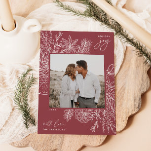 Citrus & Spice Holiday Joy Photo Card