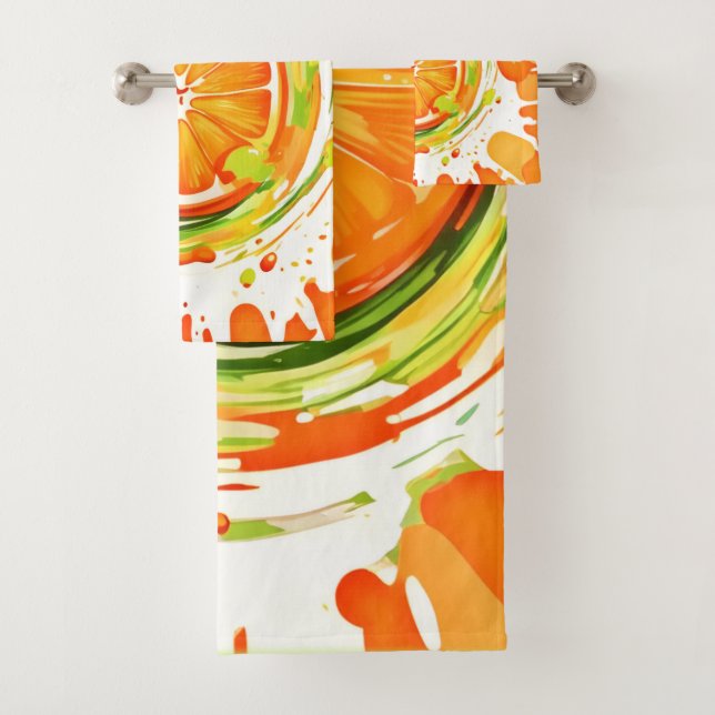 Citrus Splash of Joy Bath Towel Set (Insitu)