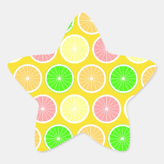 Citrus Star Sticker (Front)