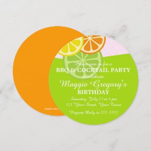 Citrus Summer Party Invitation