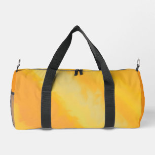 Citrus Sunny Orange Watercolor Duffle Bag
