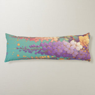Citrus Sunset Wisteria Body Cushion