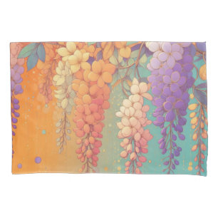 Citrus Sunset Wisteria Pillowcase