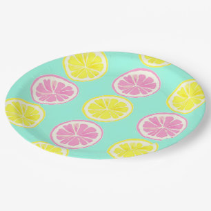 Citrus Symphony Paper Plate