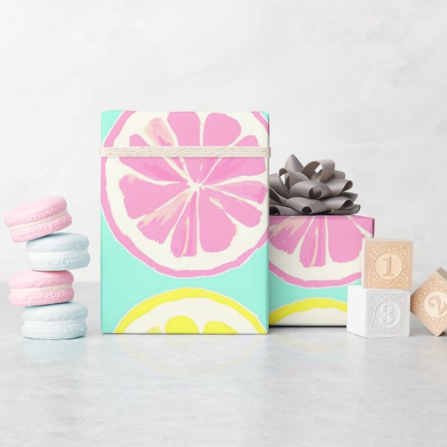 Citrus Symphony Wrapping Paper (Baby Shower)