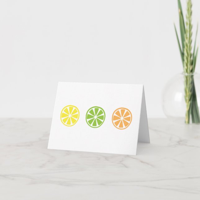 Citrus Thank You Card (Front)