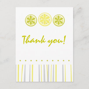 Citrus Thank You Note Card