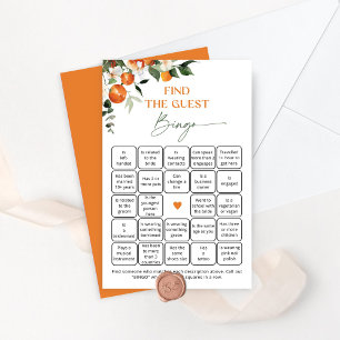 Citrus theme oranges Find the guest bingo game