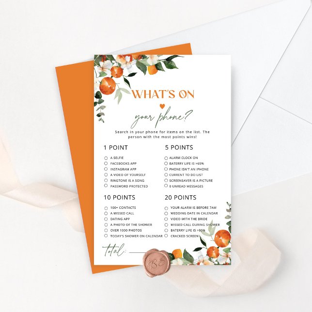 Citrus theme what's on your phone game (Creator Uploaded)