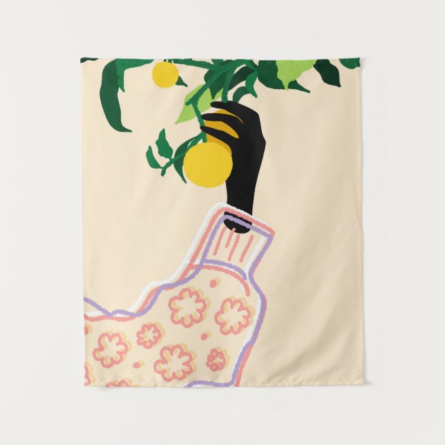 Citrus Touch Tapestry (Front)