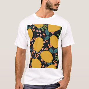 Citrus Tree Hand Drawn: Vintage T-Shirt