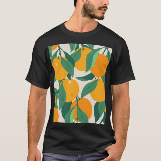 Citrus Tree: Summer Hand Drawn T-Shirt