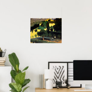 Citrus Trees Garden in Cagnes Poster