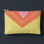 Citrus Triangles Accessory Pouch<br><div class="desc">Citrus Triangles Accessory Pouch</div>