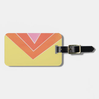 Citrus Triangles Luggage Tag