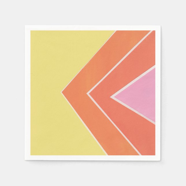 Citrus Triangles Napkin (Front)