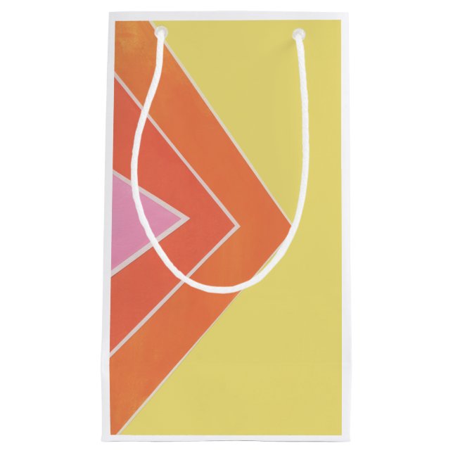 Citrus Triangles Small Gift Bag (Front)