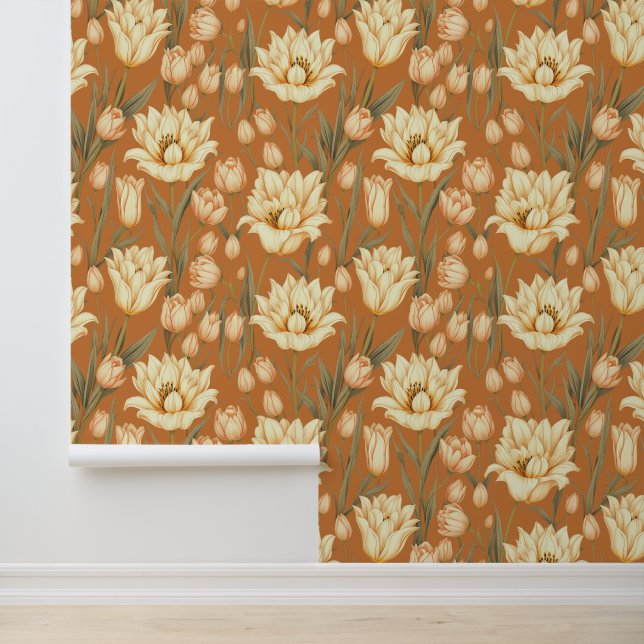 Citrus Tulip Elegance  Wallpaper (Application)