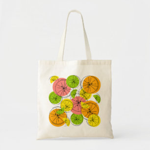 Citrus two-sided tote bag