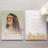 Citrus Watercolor Bridal Shower Photo