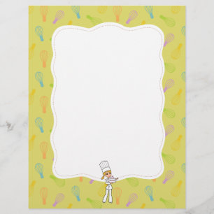 Citrust Cute Chef Art Kitchen Stationery