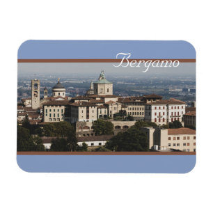 Città Alta Panorama, Bergamo, Italy Magnet