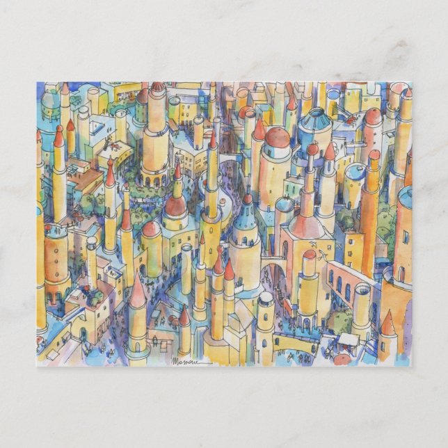 Citta' di fantasia holiday postcard (Front)