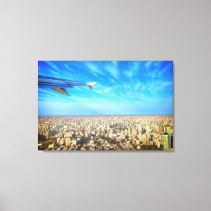 City airport Jorge Newbery AEP Canvas Print
