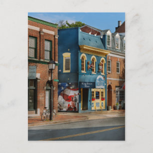 City - Alexandria, VA - King Street Blues Postcard