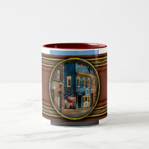 City - Alexandria, VA - King Street Blues Two-Tone Coffee Mug