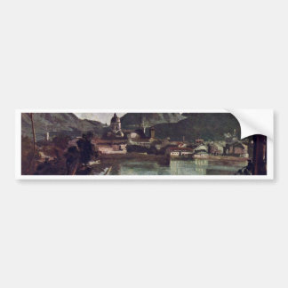 City And Lake Como, Italian: La Città E Il Lago Di Bumper Sticker