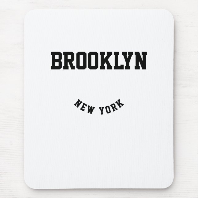City and State Custom Location Mouse Mat (Front)