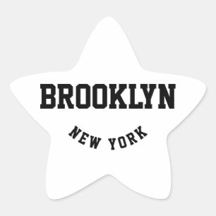 City and State Custom Location  Star Sticker
