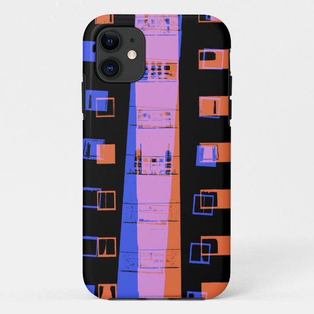 City apartment building at night Case-Mate iPhone case (Back)