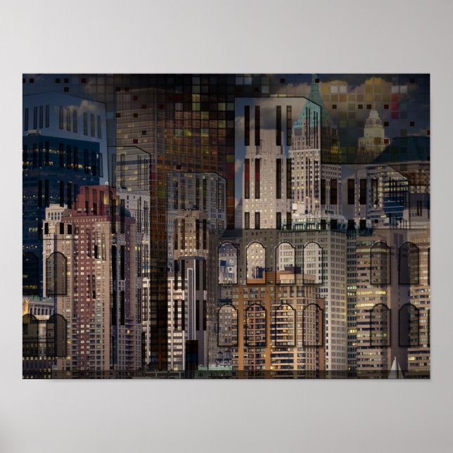 City Architecture 3 Decoupage Poster (Front)