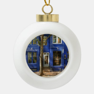 City - Bike - Alexandria, VA - The urbs Ceramic Ball Christmas Ornament