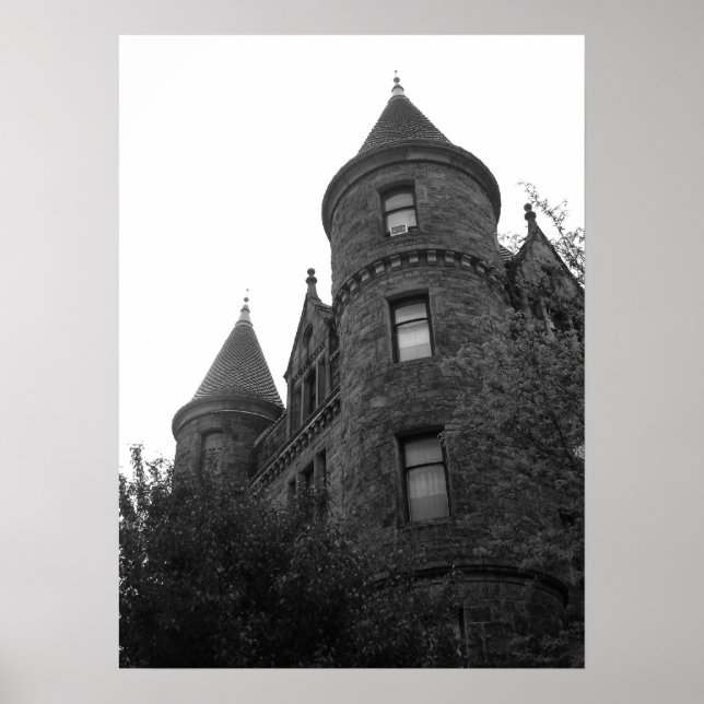 city black and white poster (Front)