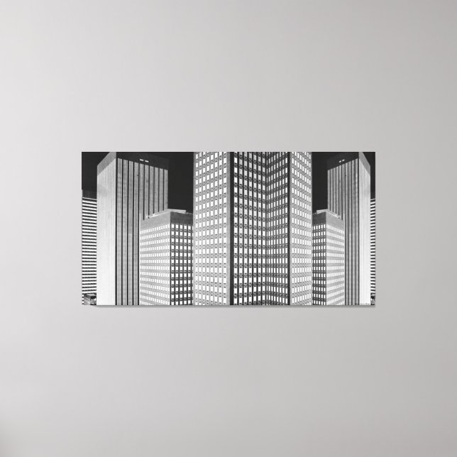 City Blocks Wrapped Canvas (Front)