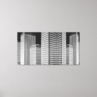 City Blocks Wrapped Canvas