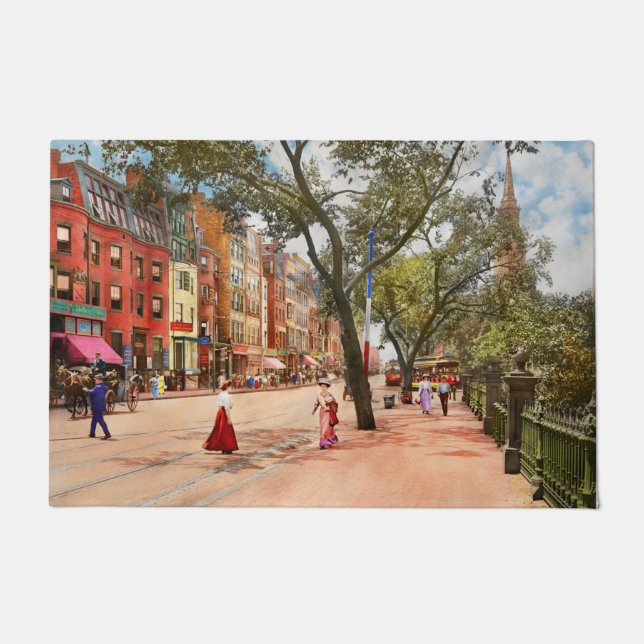 City - Boston, MA - Boylston St 1915 Doormat (Front)